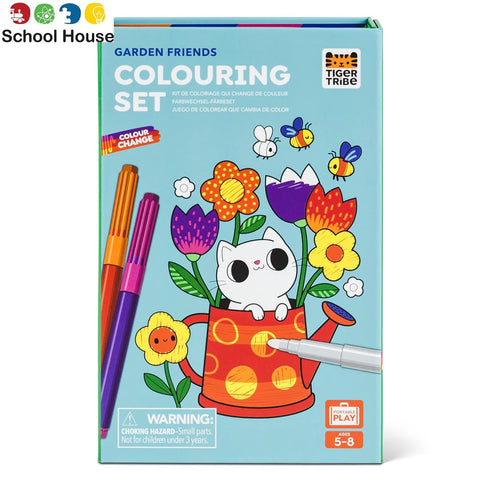 Color Change Coloring Set Garden Friends