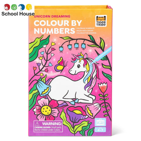 Color By Numbers Unicorn Dreaming Kit
