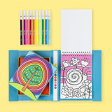 Color By Numbers Rainbow Garden