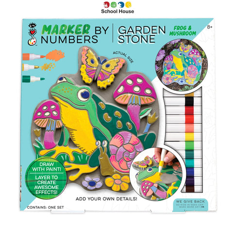 Marker By Number Garden Stone