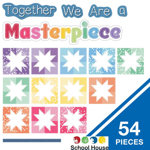 Crafty & Cool Together We Are A Masterpiece Bulletin Board Set
