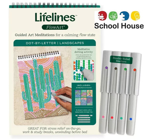 FlowArt Dot By Letter Landscapes