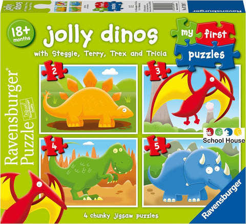 Jolly Dinos My First Puzzles