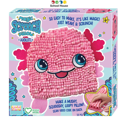 Magic Scrunch Pillow Axolotl