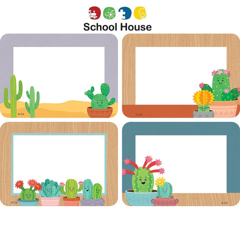Happy Cactus Crew Labels