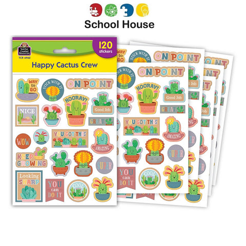 Happy Cactus Crew Stickers
