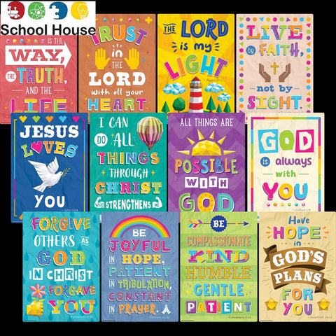 Bible Verses Small Poster Pack