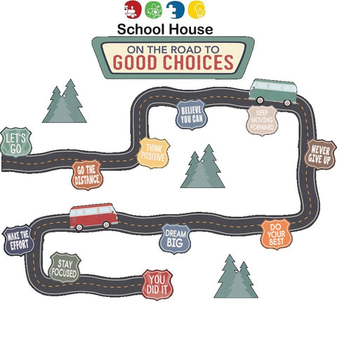 Moving Mountains Good Choices Mini Bulletin Board Set