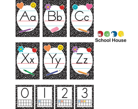 Cool For School Alphabet Bulletin Board Set