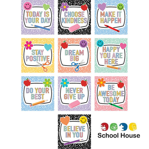 Cool For School Positive Sayings Accents