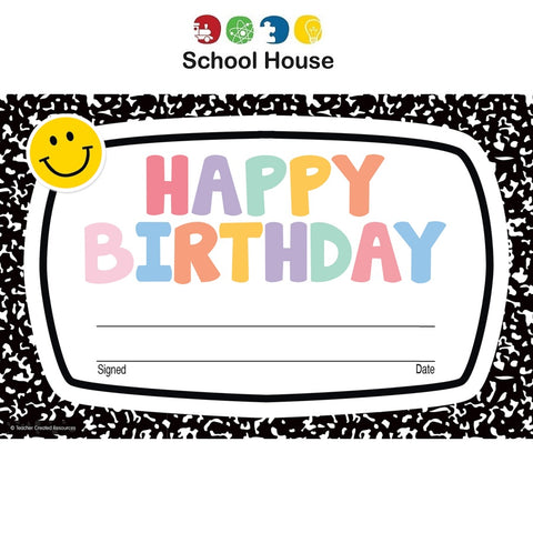 Cool For School Birthday Awards