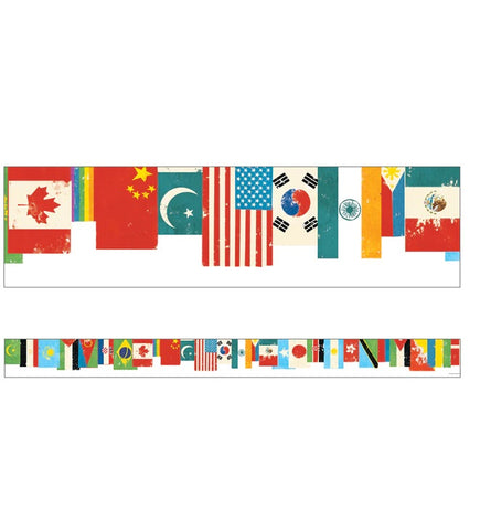 All Are Welcome Flags Border