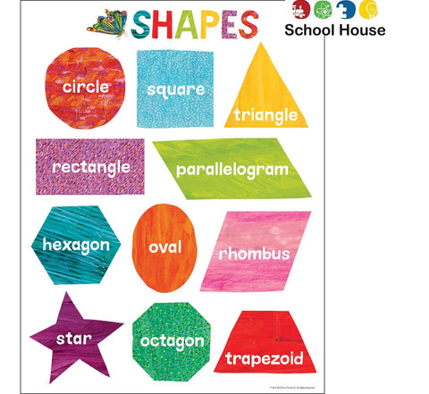 World Of Eric Carle Shapes Chart