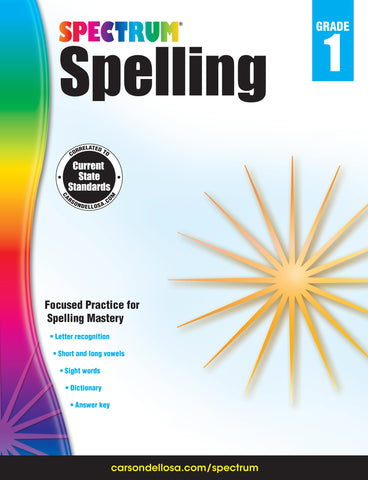 Spectrum Spelling 1 Workbook