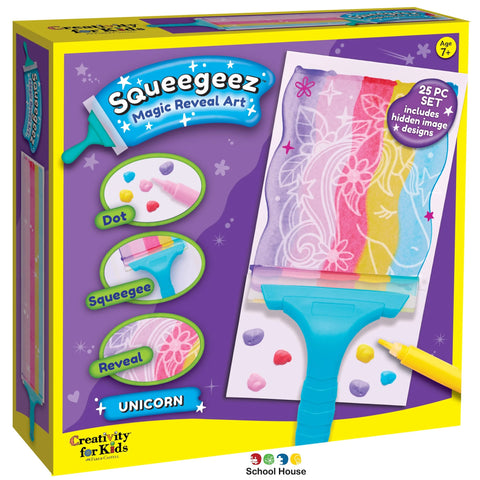 Squeegeez Magic Reveal Art Unicorn Kit