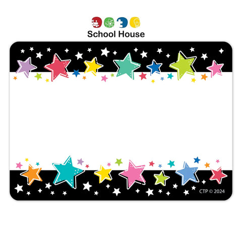 Star Bright Colorful Stars Labels