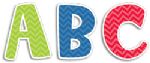 Chevon Solids Stickers 2 In