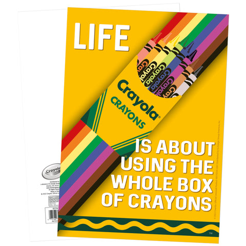 Crayola Use The Whole Box Poster