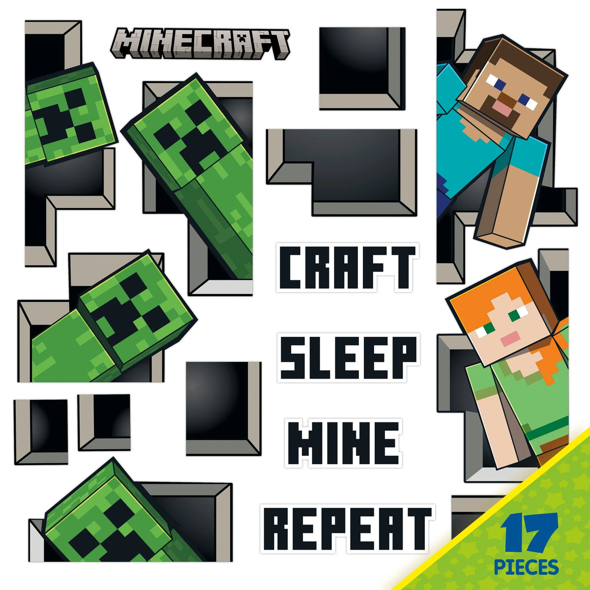 Minecraft Adventure Is An Attitude Mini Bulletin Board Sets