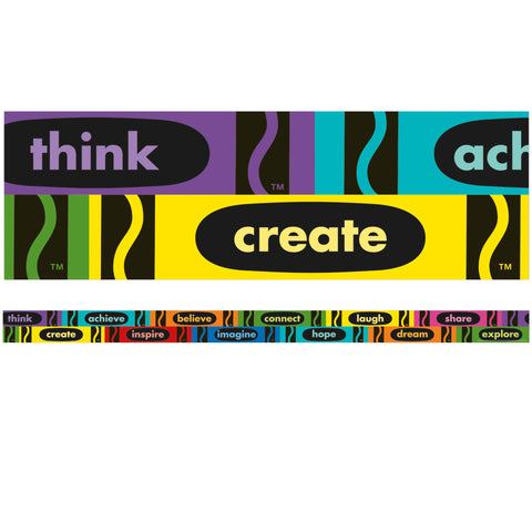 Crayola Inspirational Words Deco Trim