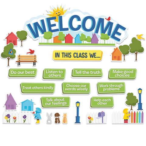 Mindfulness Welcome Bulletin Board Set