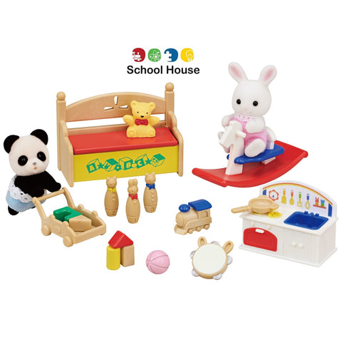 Baby's Toy Box Snow Rabbit & Panda Babies