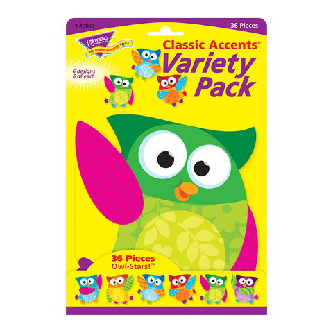 Owl Stars Accents Variety Pack