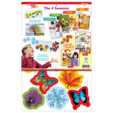 4 Seasons Learning Bulletin Board Set