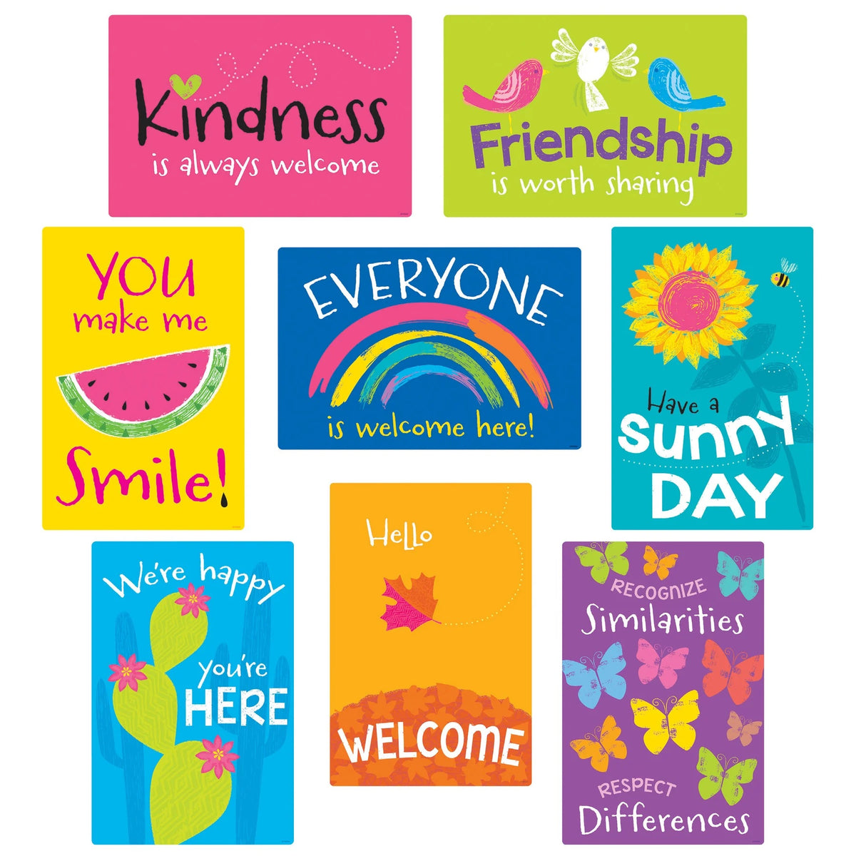Welcome Place Learning Bulletin Board Set School House GB