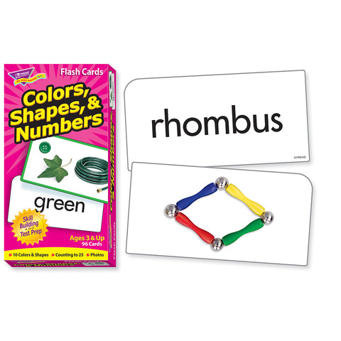 Colors, Shapes, & Numbers Flashcards
