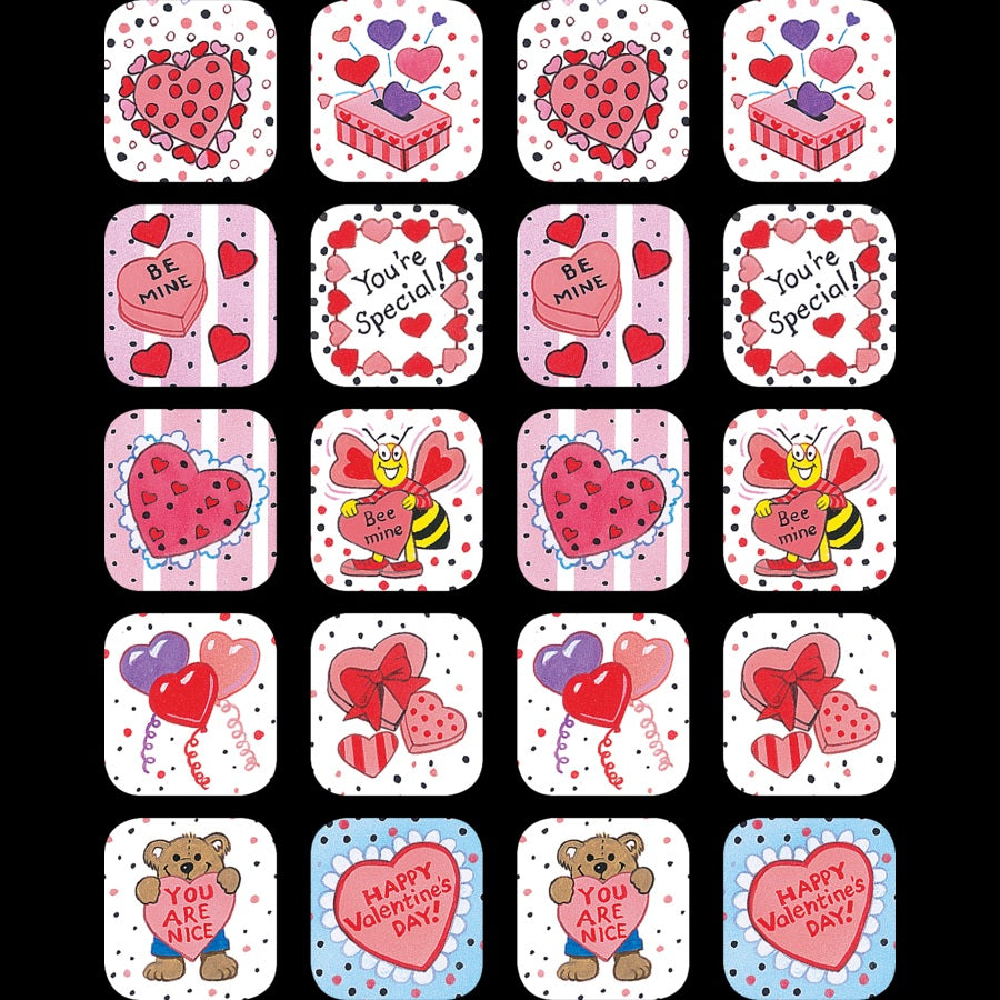 Valentine's Day Stickers School House GB
