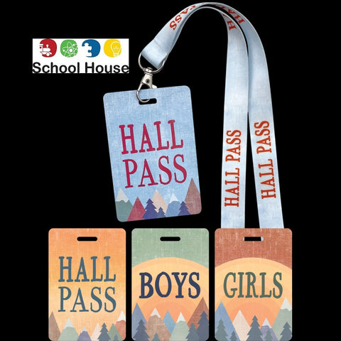Moving Mountains Hall Pass Lanyards
