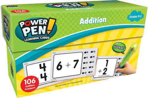 Addition Power Pen Cards Gr K-2