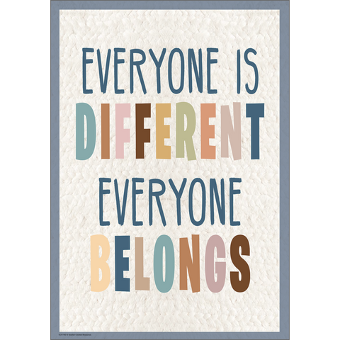 Everyone Is Welcome Different Poster