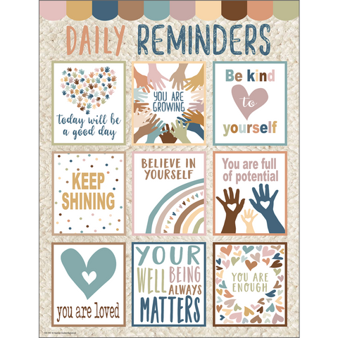 Everyone Is Welcome Daily Reminders Chart
