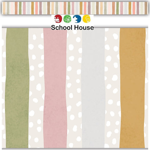 Terrazzo Tones Stripes Border