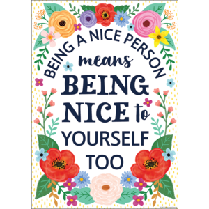 Wildflowers - Being A Nicer Person Poster
