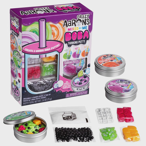 Crazy Aaron's® Mixed by Me® Boba Thinking Putty® Kit – DIY Boba Tea Putty Creations