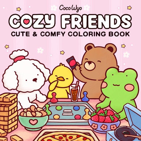 Cozy Friends Coloring Book by Coco Wyo | Cute Animal Coloring Pages