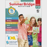 Summer Bridge Activities® Seventh Grade to Eighth Grade Workbook All Subjects – Middle School Summer Learning Activities for Rising 8th Graders, Reading, Math & Science, 160 Pages