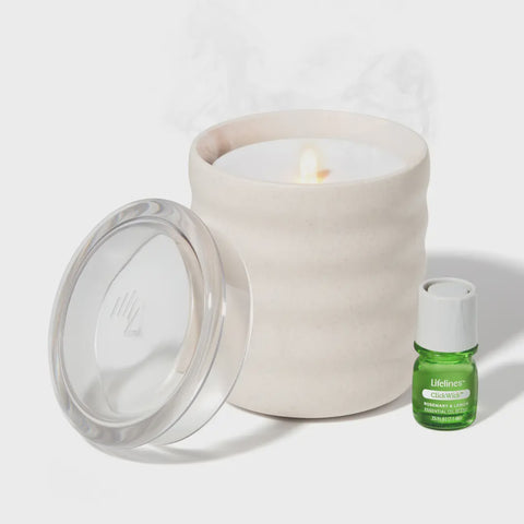 Diffuser Bubble Cream – ClickWick™ Flameless Candle Diffuser with LED Flame & Essential Oils