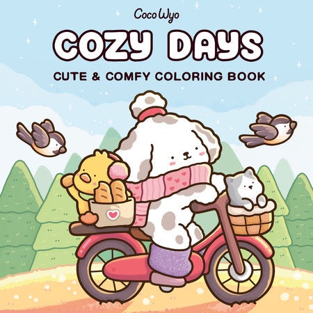 Cozy Days Coloring Book by Coco Wyo – Cute, Bold & Easy Coloring Pages