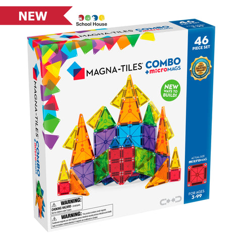 Combo & MicroMAGS 46 Piece Magna-Tiles