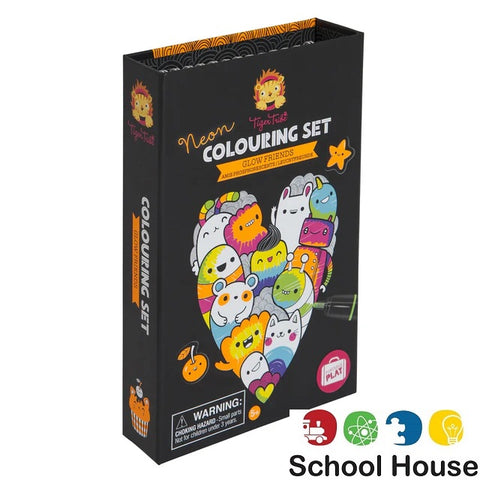 Neon Coloring Set Glow Friends