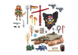 PIRATE RAFT WITH TREASURE