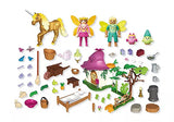 COZY FAIRY HOME WITH GOLDEN UNICORN