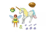 RAINBOW FLOWER WITH FAIRY COLLECTIBLE UNICORN