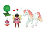 SKY ROSE WITH FAIRY COLLECTIBLE UNICORN