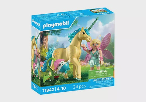 SUNSHINE BLOSSOM WITH FAIRY COLLECTIBLE UNICORN