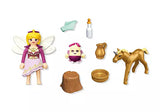 GOLDEN UNICORN FOAL WITH FAIRY